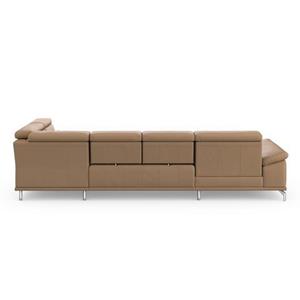 sit&more Wohnlandschaft "Cabrio", Sitztiefenverstellung und Federkern, jeweils inklusive 3 Nierenkissen