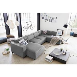 ATLANTIC home collection Wohnlandschaft "Bulky", in U-Form mit besonders viel Platz