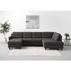 sit&more Zithoek Farö U-vorm met binnenvering, naar keuze met slaapfunctie en bedkist