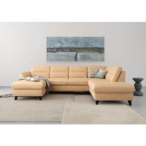 sit&more Wohnlandschaft "Mellum", Federkern, wahlweise mit Bettfunktion, Stauraum und Armteilfunktion