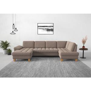 sit&more Wohnlandschaft, wahlweise mit Bettfunktion, Bettkasten, Sitztiefenverstellung