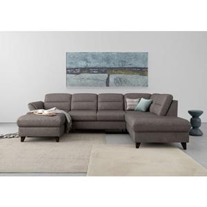 sit&more Wohnlandschaft "Mellum", Federkern, wahlweise mit Bettfunktion, Stauraum und Armteilfunktion