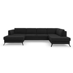 sit&more Wohnlandschaft, inklusive Sitztiefenverstellung, wahlweise mit Bettfunktion, 15cm hoch