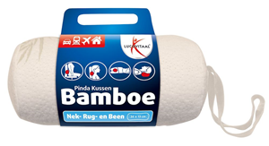 Bamboe Pinda Kussen Wit