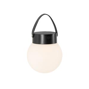 QAZQA Buiten hanglamp zwart incl. LED 3-staps dimbaar solar - Cornelia