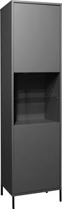 Mäusbacher Standvitrine Bonnie, Breite 51 cm, Türanschlag wechselbar, mit Quadratgestell