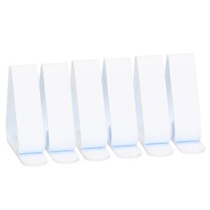 12x Witte tafelkleed klemmetjes 5 x 4 cm -