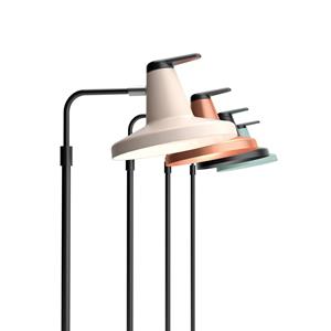 Carpyen Vloerlamp Garçon, justeerbaar, beige/zwart