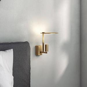 Carpyen LED wandlamp Kelly, spot uit te lijnen, goud/goud