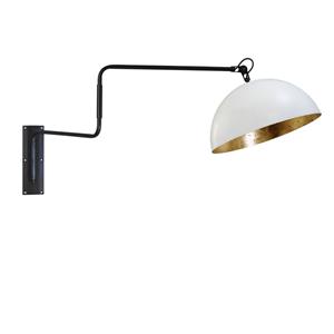 Masterlight Verstelbare wandleeslamp Industria Gold 3198-06-08