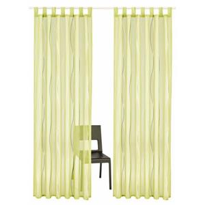 my home Gardine "Dimona", (2 St.), 2er-Set, transparent, Voile, Polyester
