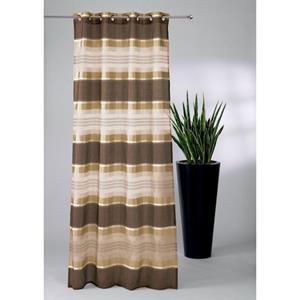 Gardine Horizon, ELBERSDRUCKE, Ösen (1 St), halbtransparent, Organza
