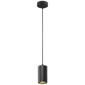 SLV Pendelleuchte Asto Tube in Schwarz GU10 1-flammig