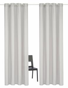 Home affaire Vorhang "Parry", (2 St.), 2-er Set, blickdicht, monochrom, basic