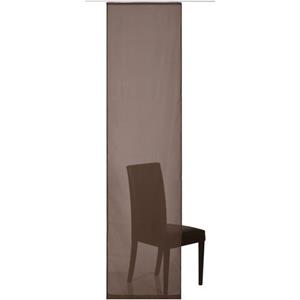 Schiebegardine Feel Good, ELBERSDRUCKE, Klettband (1 St), transparent, Voile
