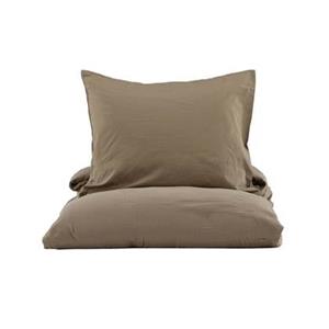 Gardine Mila Bettwäsche 1 Sätze 200x150cm braun., ebuy24