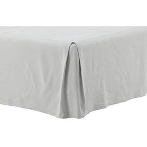 Gardine Kimmy Deckbettlaken 60x200x180cm grau., ebuy24