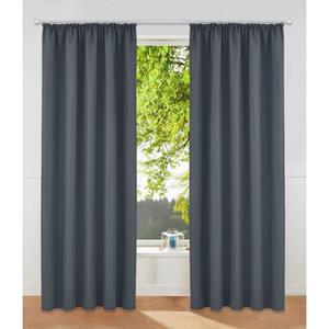 Bruno Banani Vorhang "Lagan", (2 St.), Set, blickdicht, gewebt, Microfaser, verschiedene Größen, einfarbig
