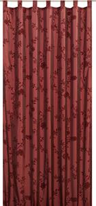 ELBERSDRUCKE Gardine "Bonjour Taft 14 bordeaux", (1 St.)