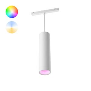 Philips Hue Bluetooth White & Color Ambiance Schienensystem Perifo Pendelleuchte in Weiß 5,2W 510lm Erweiterung