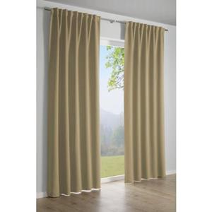GARDINIA Gardine "Schal mit Gardinenband Dimout", (1 St.)