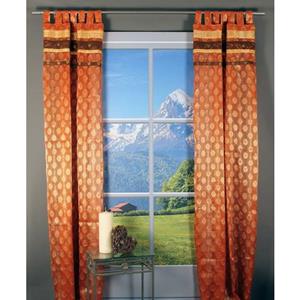 Gardine Arnisee, HOSSNER - ART OF HOME DECO, Schlaufen (1 St), transparent, Schlaufenschal mit Dekokante
