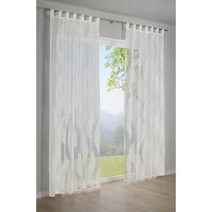 Vorhang Scherli, GARDINIA, Schlaufen (1 St), transparent, Stoff Scherli