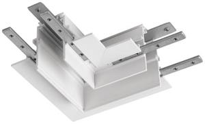 SLV Track Niedervolt-Schienensystem-Komponente L-Verbinder Weiß 1006590 48V TRACK