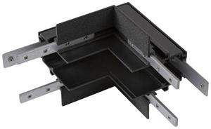 SLV Track Niedervolt-Schienensystem-Komponente L-Verbinder Schwarz 1006591 48V TRACK