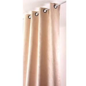 Praxis Gordijn Sweet Suède Verduisterend Beige Ringen 145 X 260 Cm