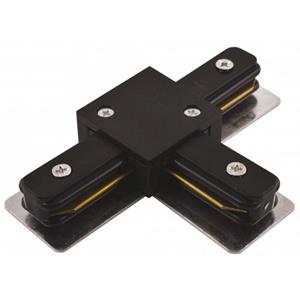 BES LED Spanningsrail Doorverbinder - T Koppeling - 1 Fase - Zwart