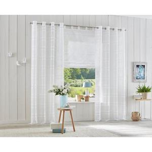 my home Gardine "Assen", (2 St.), Transparent, Voile, Polyester