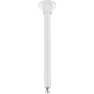 BES LED Spanningsrail Ophangset - 2 Stuks - Trion Dual - 12cm - Mat Wit - Rond - Aluminium