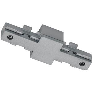 BES LED Spanningsrail Isolator - Trion Dual - Rechte Connector - 2 Fase - Mat Titaan