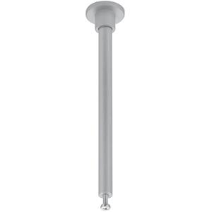 BES LED Spanningsrail Ophangset - 2 Stuks - Trion Dual - 12cm - Mat Titaan - Rond - Aluminium