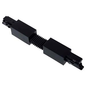 BES LED Spanningsrail Doorverbinder - Facto - Flexibel - 3 Fase - Zwart
