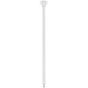 BES LED Spanningsrail Ophangset - 2 Stuks - Trion Dual - 25cm - Mat Wit - Rond - Aluminium