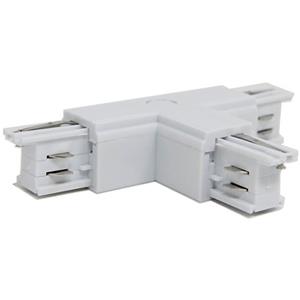 BES LED Spanningsrail Doorverbinder - Facto - T Koppeling Rechts - 3 Fase - Wit
