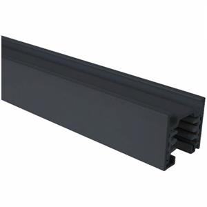 BES LED Spanningsrail - Prixa - 3 Fase - Opbouw - Aluminium - Zwart - 1 Meter