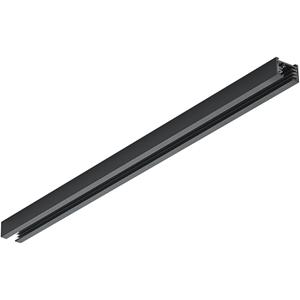 BES LED Spanningsrail - Trion Dual - 2 Fase - Opbouw - Aluminium - Zwart - 0.5 Meter