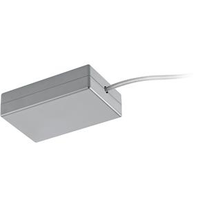 BES LED Spanningsrail Voedingsconnector Flexibel - Trion Dual - 2 Fase - Mat Titaan