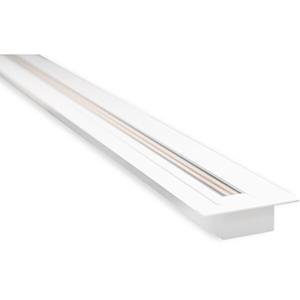 BES LED Spanningsrail - Prixa - 1 Fase - Inbouw - Aluminium - Wit - 1 Meter