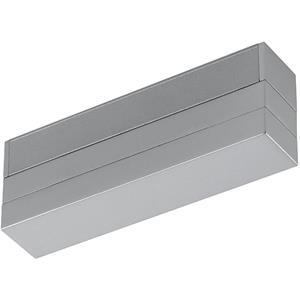 BES LED Spanningsrail Voedingsconnector - Trion Dual - 2 Fase - Mat Titaan