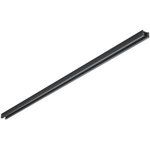 BES LED Spanningsrail - Trion Dual - 2 Fase - Opbouw - Aluminium - Zwart - 1 Meter