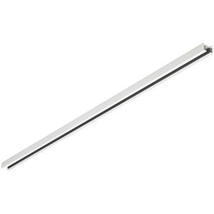 BES LED Spanningsrail - Trion Dual - 2 Fase - Opbouw - Aluminium - Wit - 1 Meter