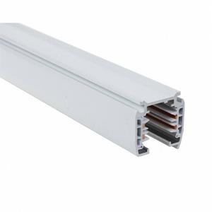 BES LED Spanningsrail - Prixa - 3 Fase - Opbouw - Aluminium - Wit - 2 Meter