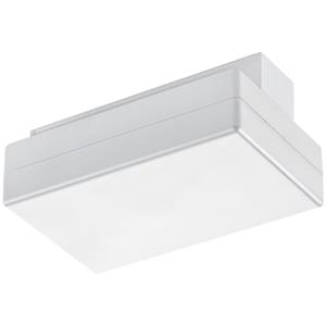 BES LED Spanningsrail Voedingsconnector met Fasewisselaar - Trion Dual - 2 Fase - Mat Wit