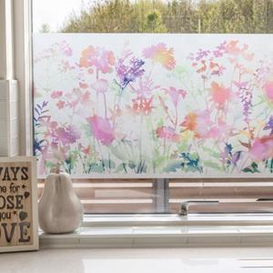 Transform Premium Statische Glasfolie Fieldflowers 45x150cm