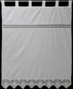 HOSSNER - ART OF HOME DECO Gardine "Bärental", (1 St.), maschinell gefertigte Häkelspitze