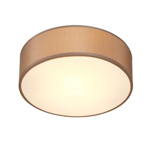 Monzana Deckenlampe Taupe Stoff Ø30cm